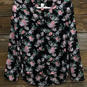 No Boundaries Sheer Long Sleeve Top